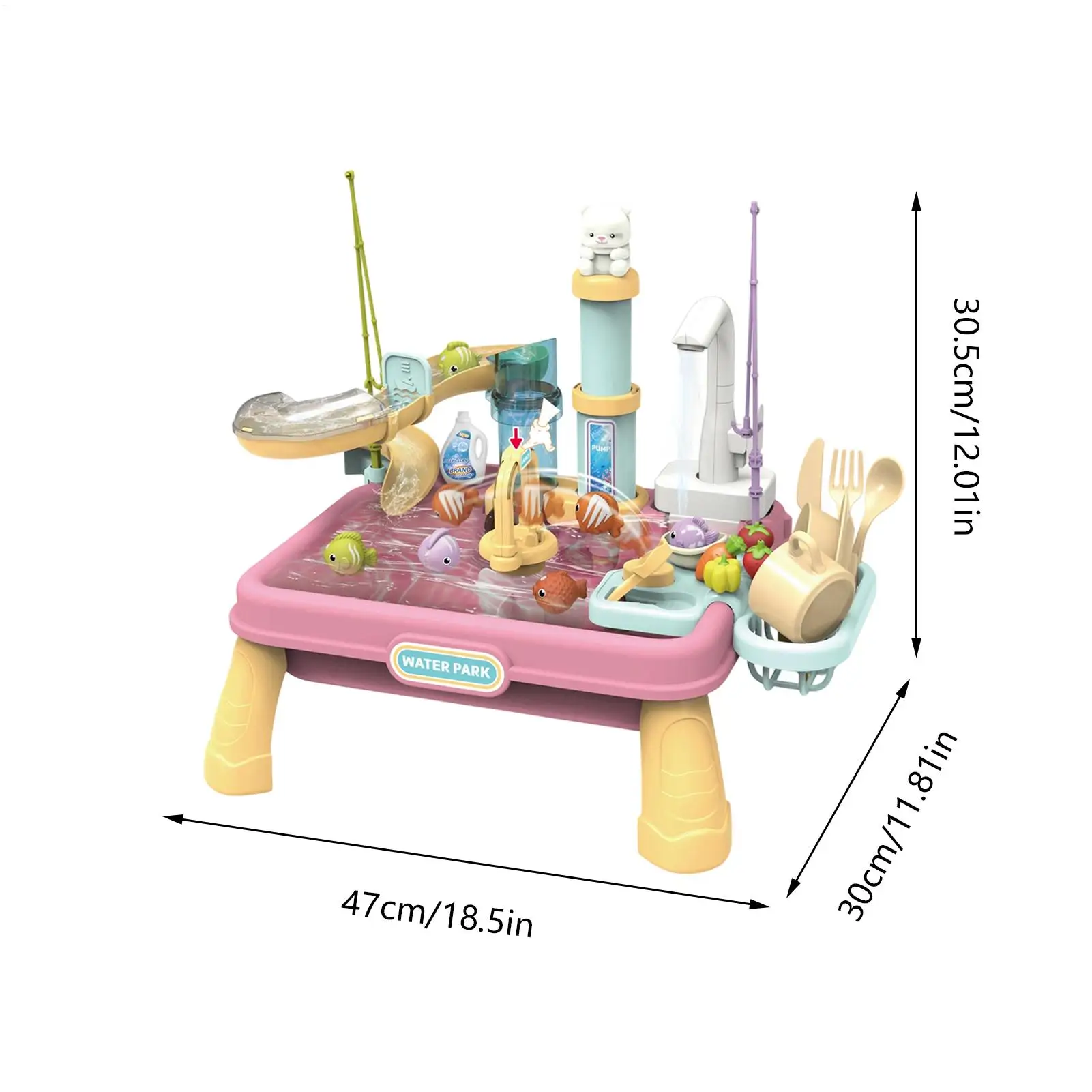 Children Sand Water Table Water And Sand Table Sensory Toy Set Boys Girls Outdoor Interaction Game For Classrooms Preschool