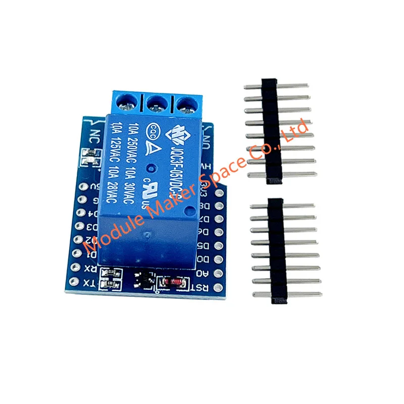 1Set One Channel Wemos D1 Mini Relay Shield Wemos D1 Mini Relay Module ESP8266 Development Board 1 channel