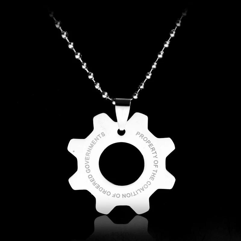 Hot Sale War Machine Necklace Metal Reaction Furnace Necklace For Men Women Fans Necklace Keychain ﻿