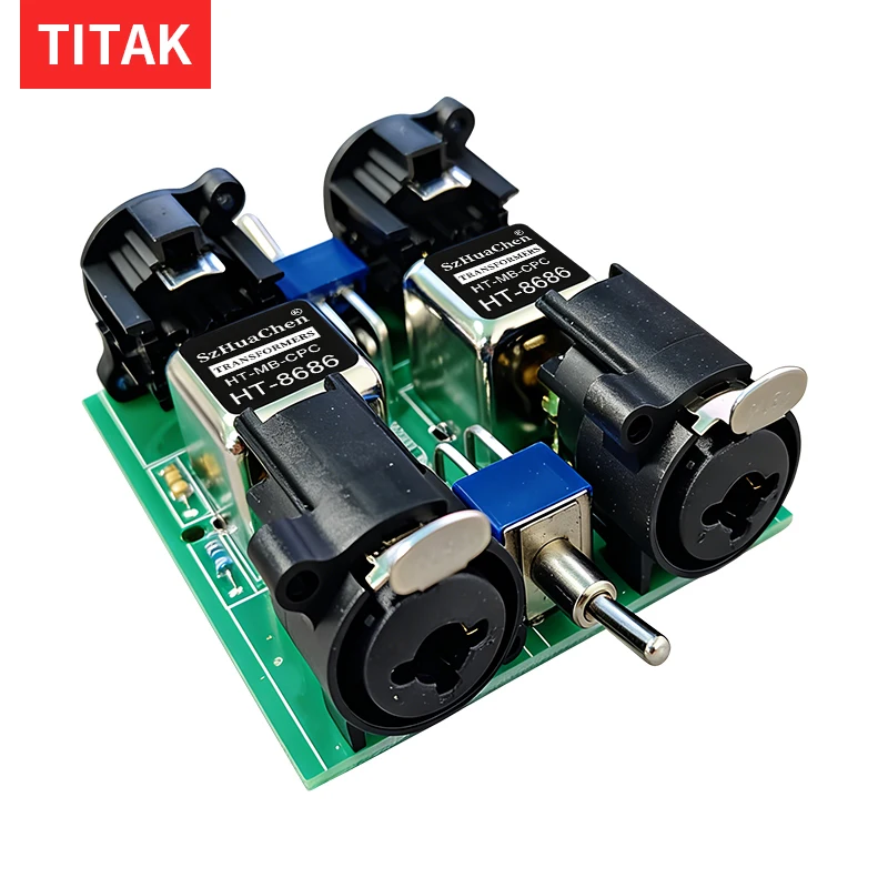 6.35 XLR Female to Male Audio Noise Isolator Filter Common Ground Noise Eliminator for PC Laptop Computer 1 Piece