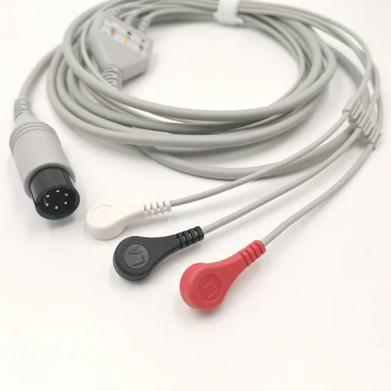 

Suitable for zoll drow defibrillator 6-pin integrated 3-lead wire