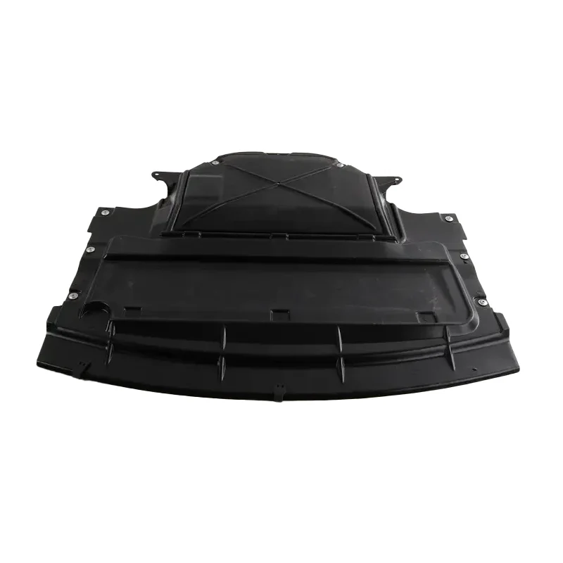 Shield, engine room, front floor trim, radiator frame, rear license plate frame, charge air cooler, charge air cooler