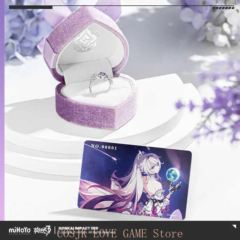 

Official Game Honkai Impact 3 Kiana · Herrscher of Finality Theme Ring Cosplay Doujin Accessories Game Halloween Birthday Gifts