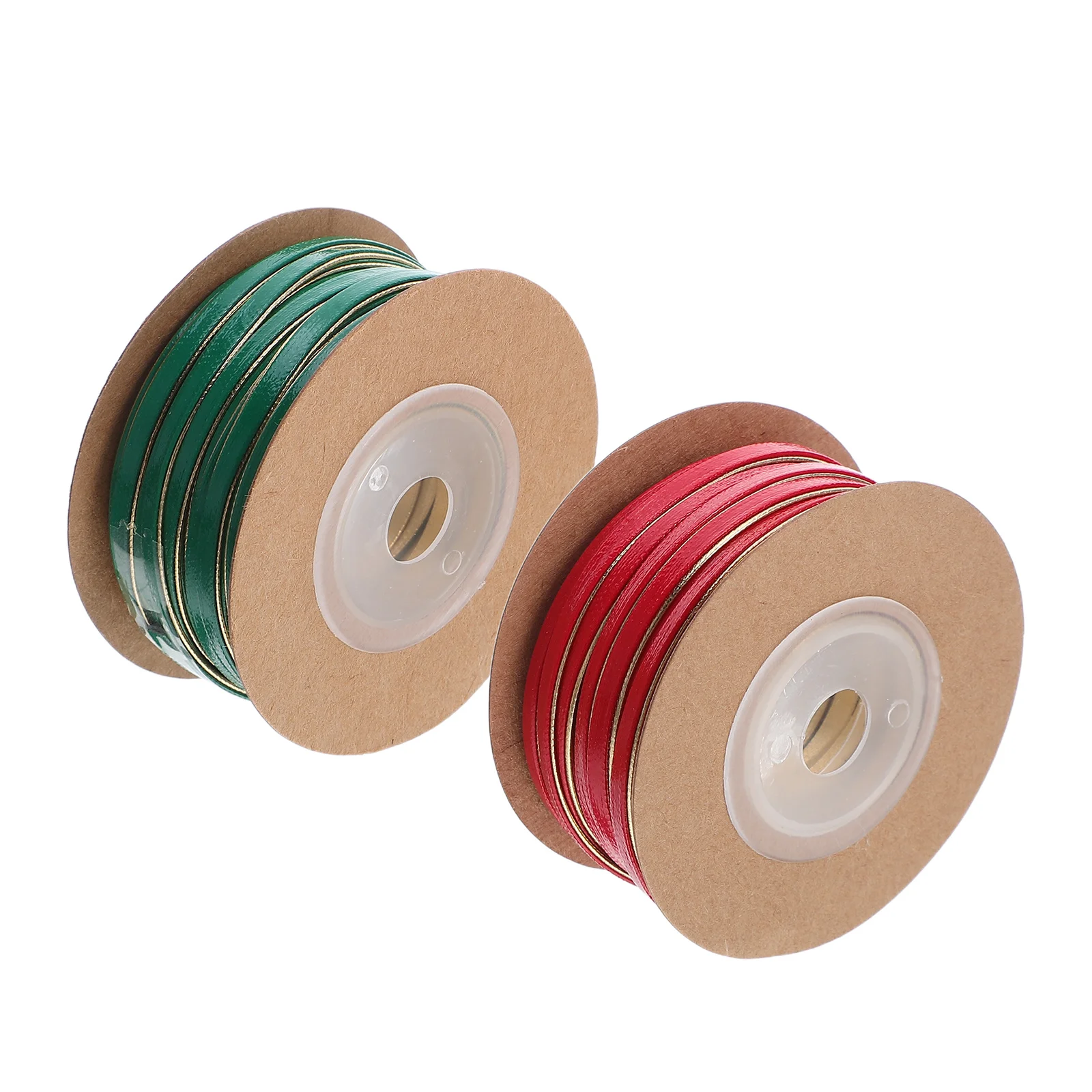 

2pcs 2 Rolls Colorblock Pu Cord 10M For Present Wrapping Craft Making Hair Accessories Home Decor Jewelry Cord Festival