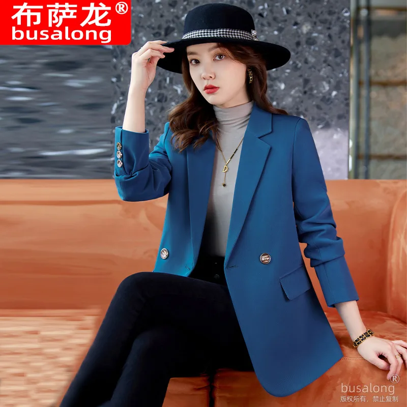 새로운 스타일리시 패션 정장 캐주얼 여성용 긴팔 프로페셔널 블레이저 포멀 재킷 워크웨어8830