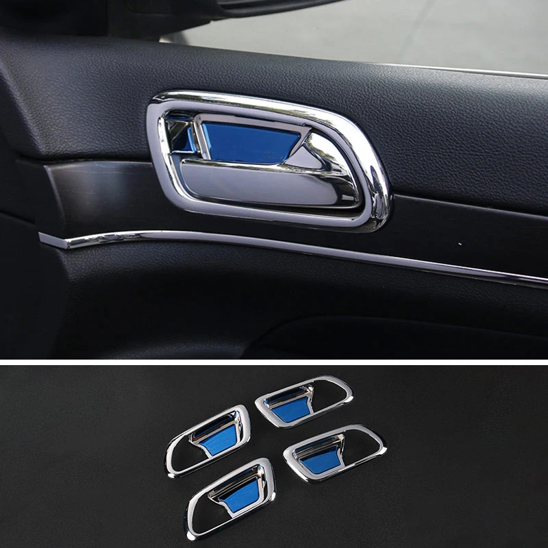 

For Jeep Grand Cherokee WK2 2011 2012 2013 2014 2015 2016 2017 2018 2019 2020 Car Inner Door Handle Bowl Covers Trim Accessories