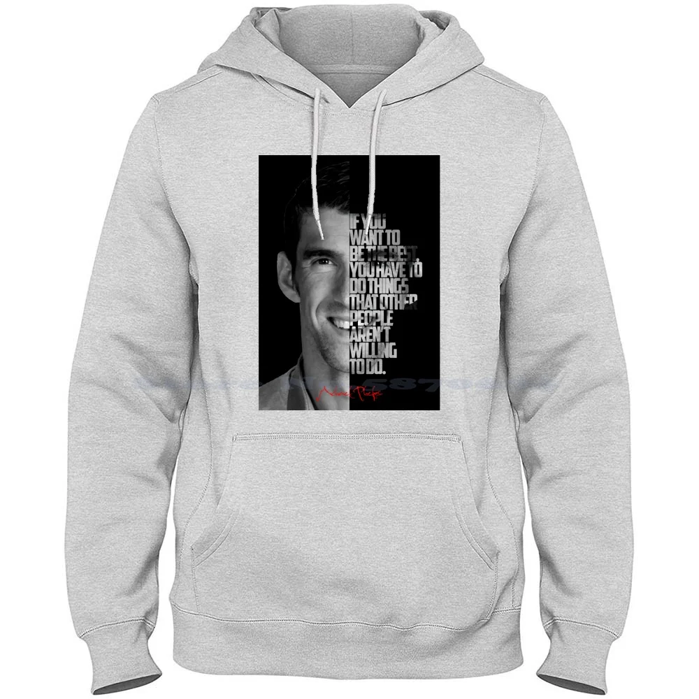 Black And White Michael Phelps Quote. 100% Cotton Hoodie T Shirt Michael Phelps Portrait Michael Phelps Quotes Swiming Champion