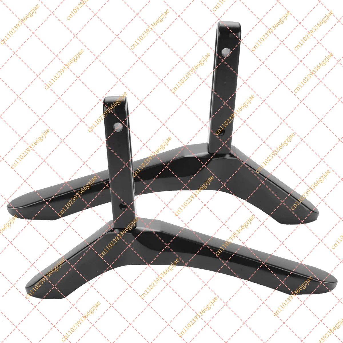 FY Steel TV Base for LCD Pedestal Screen Stand Home Universal Monitor Riser for 32 to 65 Inches