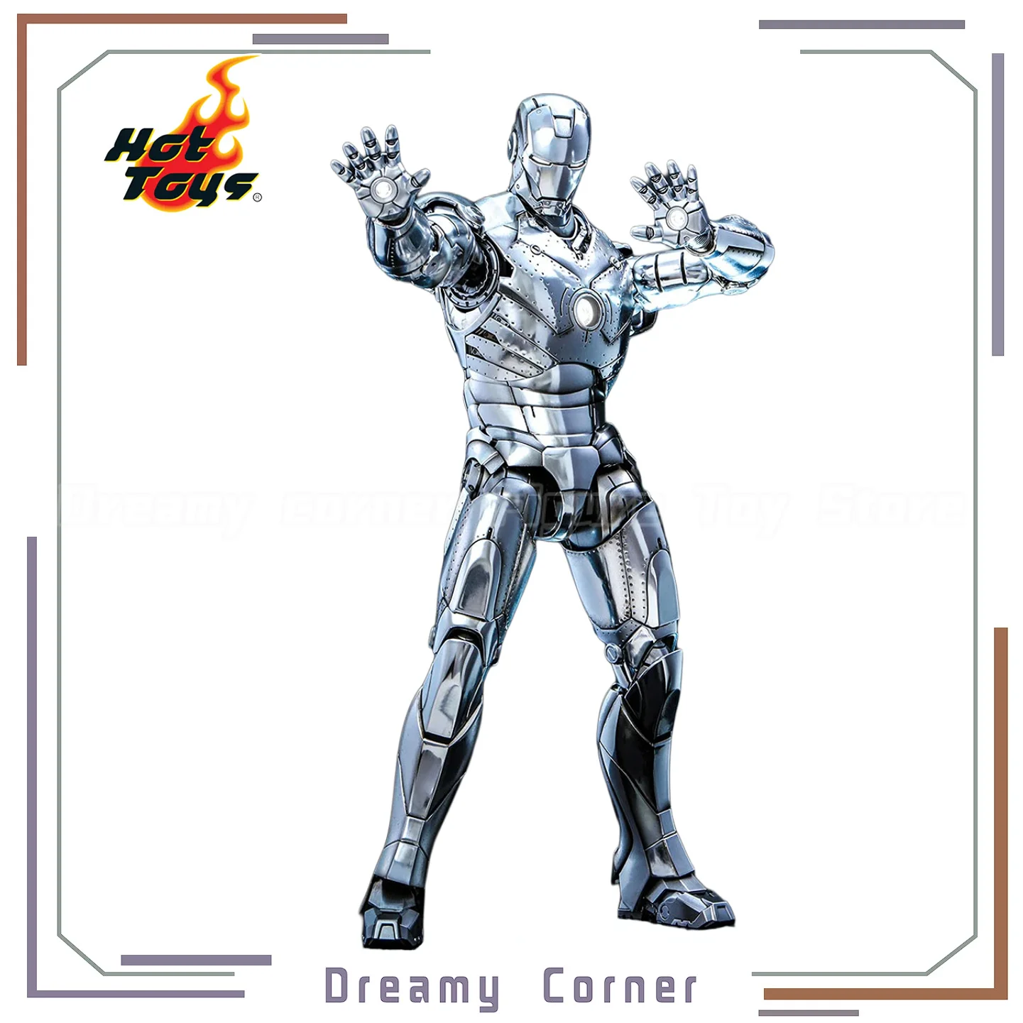 

【In Stock】Hot Toys MOVIE MASTERPIECE SERIES DIECAST MMS733D59 IRON MAN Mark 2 Version 2.0 1/6 Action Figure