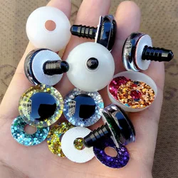 Mixed Color 16mm Resin Safety Glitter Doll Accessory Eye For Toys Crafts Animals Amigurumi Crochet Diy Doll Making 5Pairs/Lot