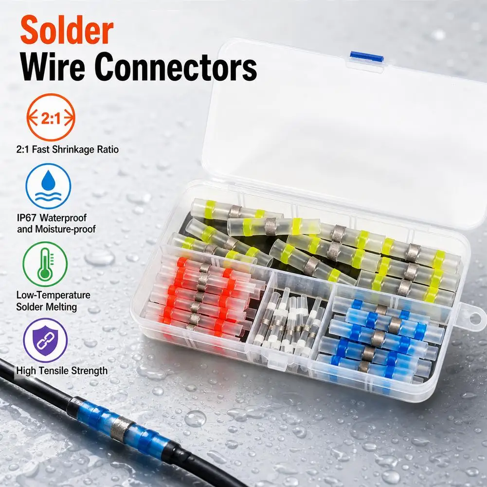 Heat Shrink Tubing Heat-Resistant Tubing Heat Shrink Packaging Kit Electrical Cconnection Wire Insulation Sleeve