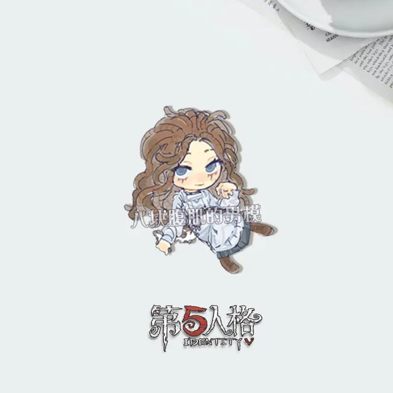 Emil Emma Woods Aesop Carl Demi Bourbon Patricia Dorval Helena Adams Tracy Reznik Identity V Cosplay Anime Button Brooch Badge