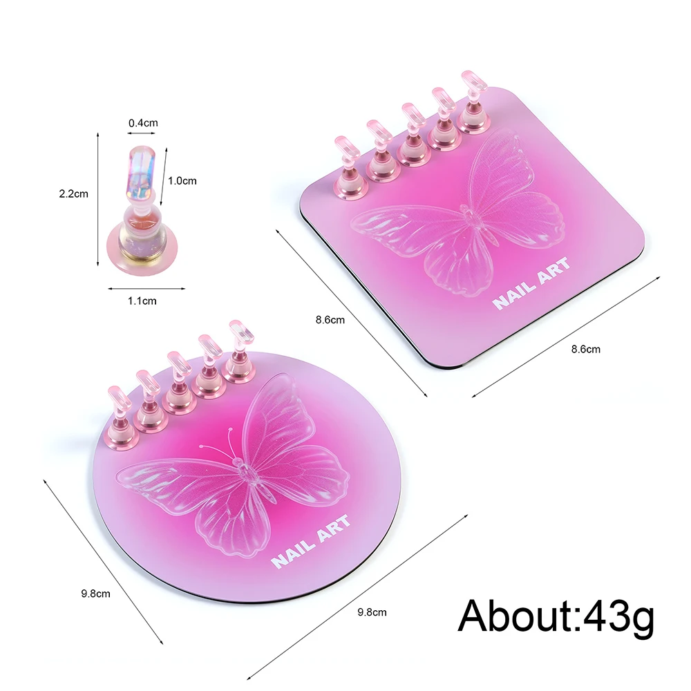 Magnetische Nagel Spitze Display Halter Acryl Display Stand Nagel Spitze Praxis Kunst Ausbildung Stehen Für Malerei Nägel Praxis Maniküre