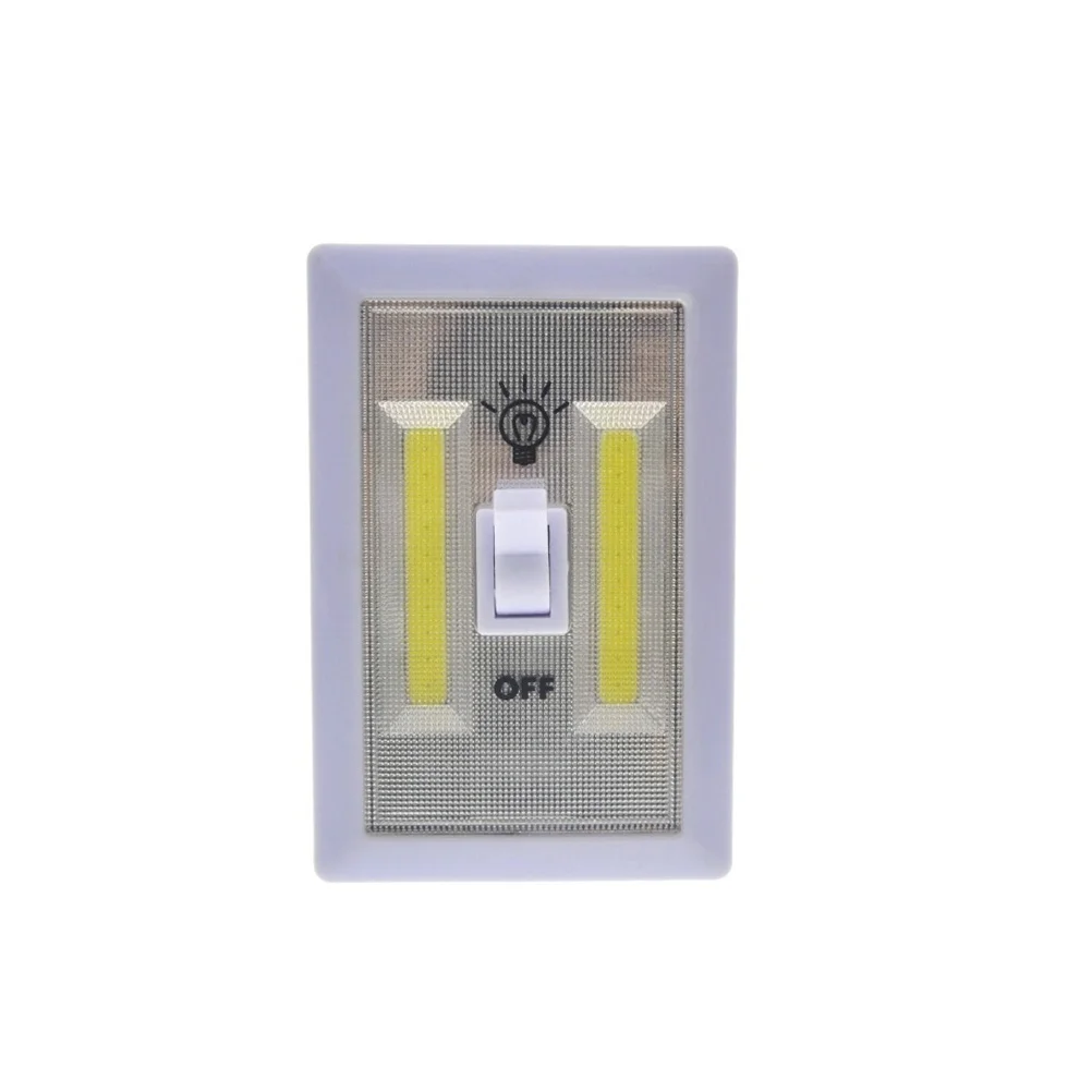 

4PCS Cob LED Light Outdoor Wall Lamp Bright Operated Night Lights Easy Install Cordless Wardrobe Lighting Long Lifetime