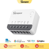 SONOFF ZBMINIR2 Zigbee3.0 Smart External Switch Control Compact Size Requires Neutral Wire Works with Alexa Google Home DLS