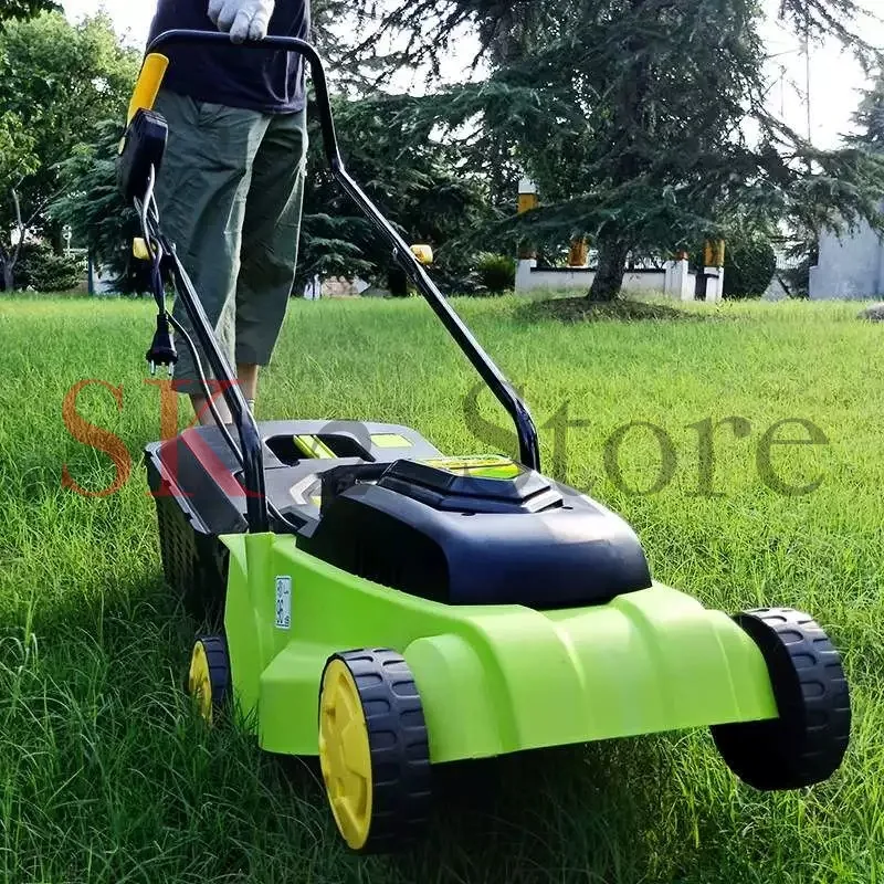 Premium 1600W Powerful Electric Lawn Mower, Hand Push Lawn Mower, Electric Home Lawn Mower Rotational Speed 3600rpm