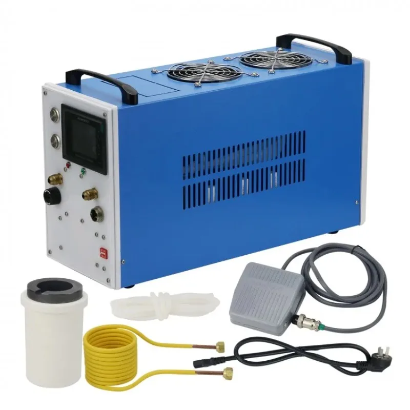 NEW 4KW Induction Heater Induction Heating Machine 110-220V Input Overload Protection with 150ML Crucible