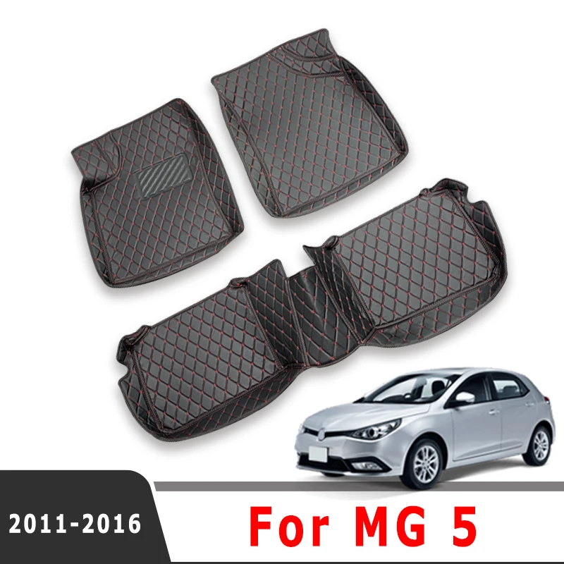 

Автомобильные коврики для гаражей Morris MG5 2016 2015 2014 2013 2012 2011, пользовательские автомобильные кожаные подушечки для ног, автомобильные ковры, чехлы