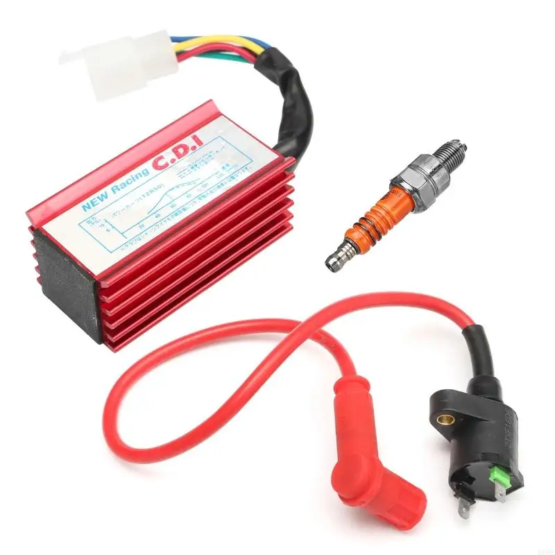 H8WE High Performance 5 PIN-PIN-гоночный катушка зажигания для свечи зажигания A7TC CDI для 50CC-160