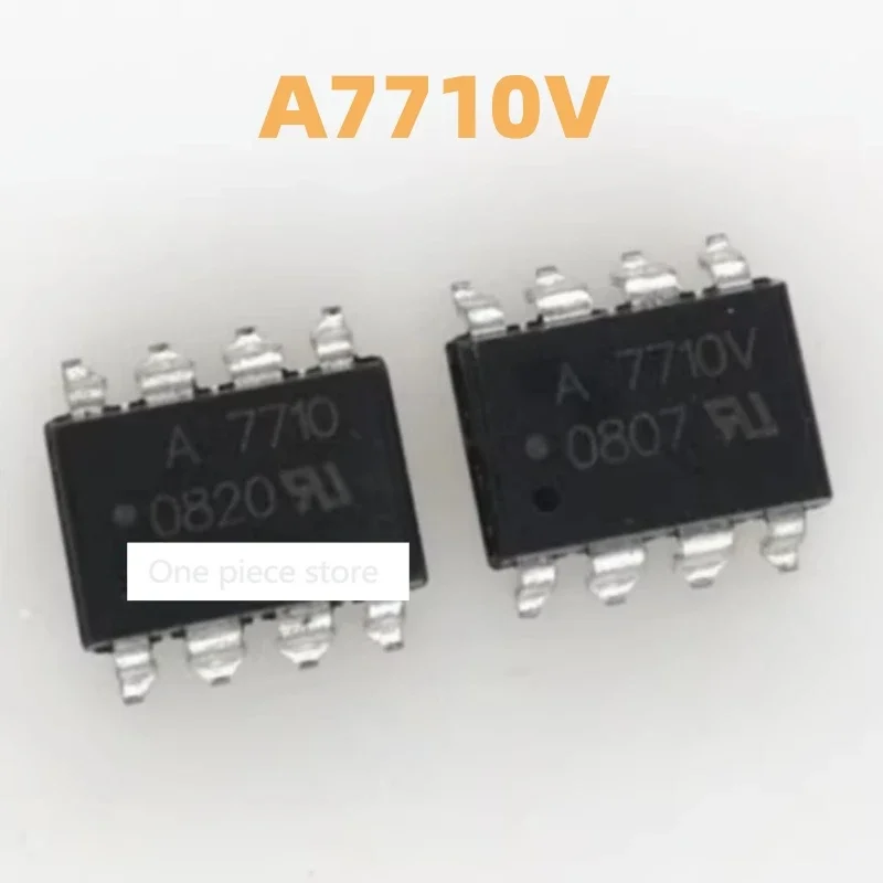 5PCS A7710 HCPL-7710 HCPL-7710V SOP8 chip A7710V high-speed drive optocoupler