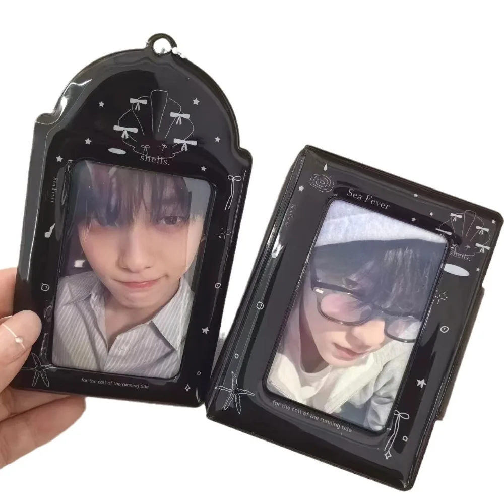 High Quality Shining Shell Series Love Card Album 3 Inch Mini PVC Photocard Binder with 20 Internal Pages Idol Card Collect Book
