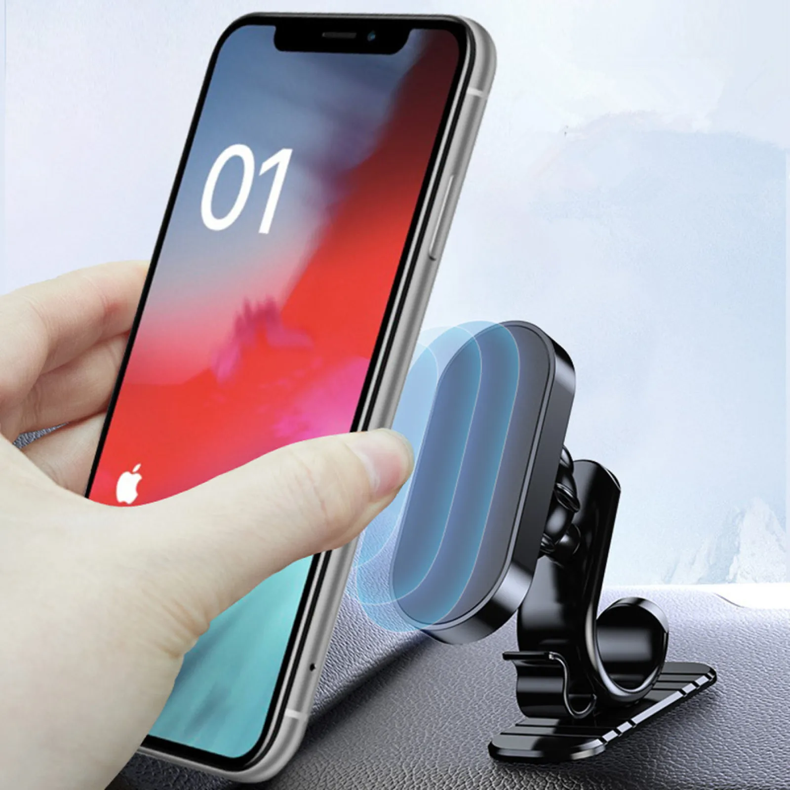 

Car Truck Desk Strong Magnetic Rotation Phone Stand Dashboard Mount Holder For Car And Home Office Desk Auto Accessories