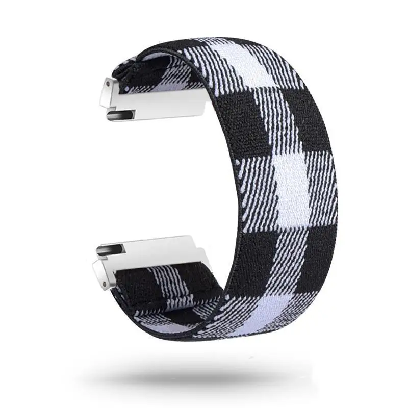 Scrunchie Strap for Fitbit Versa/Versa 2/Versa Lite Bracelet Nylon Watch Band Women Wristband Elastic Loop Sport Band Versa 3