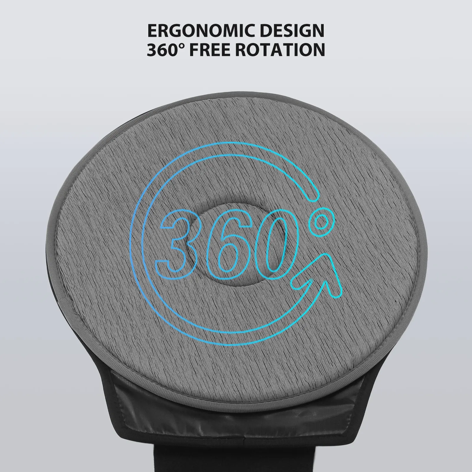 Car Seat Cushion Portable Soft Breathable 360 Degree Rotation Seat Cushion for Elderly Pregnant Women Rotating Car Seat Cushion