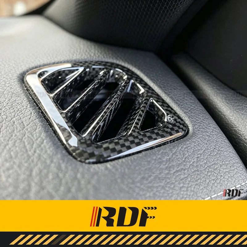 Suitable for Toyota Supra A90 Carbon Fiber Car Dashboard Left Right Air Outlet Trims Vent Air Outlet Vent Interior Accessories ﻿