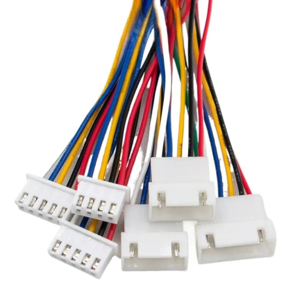 

10pcs/5pair JST XH2.54mm 0.1" Pitch Wire Terminal Cable Connector 2/3P/4P/5P/6/7/8/9/10/12Pin 10/20/30cm Male Female Plug Socket