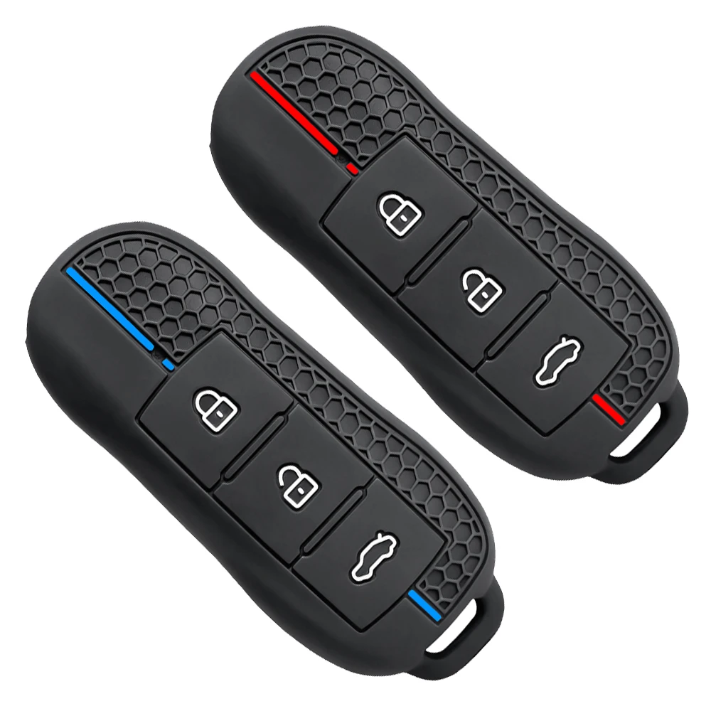 For Dongfeng Fengon Fengguang IX5 580 IX7 Seres SF5 2021 Silicone Car Key Cover Remote Fobs Cases Protector Auto Accessories