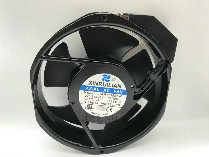 

Freight free new RAH1738B1-C 220-240V 50/60HZ 0.16/0.17A 17238 cooling fan