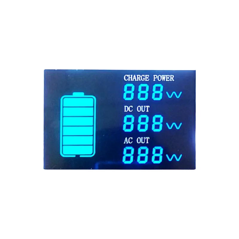 Liefert schwarzer Hintergrund, weißer Text, Feldcode, Bildschirm, VAModule, mehrfarbig, Home AppliancelcdColor Screen Segment LC