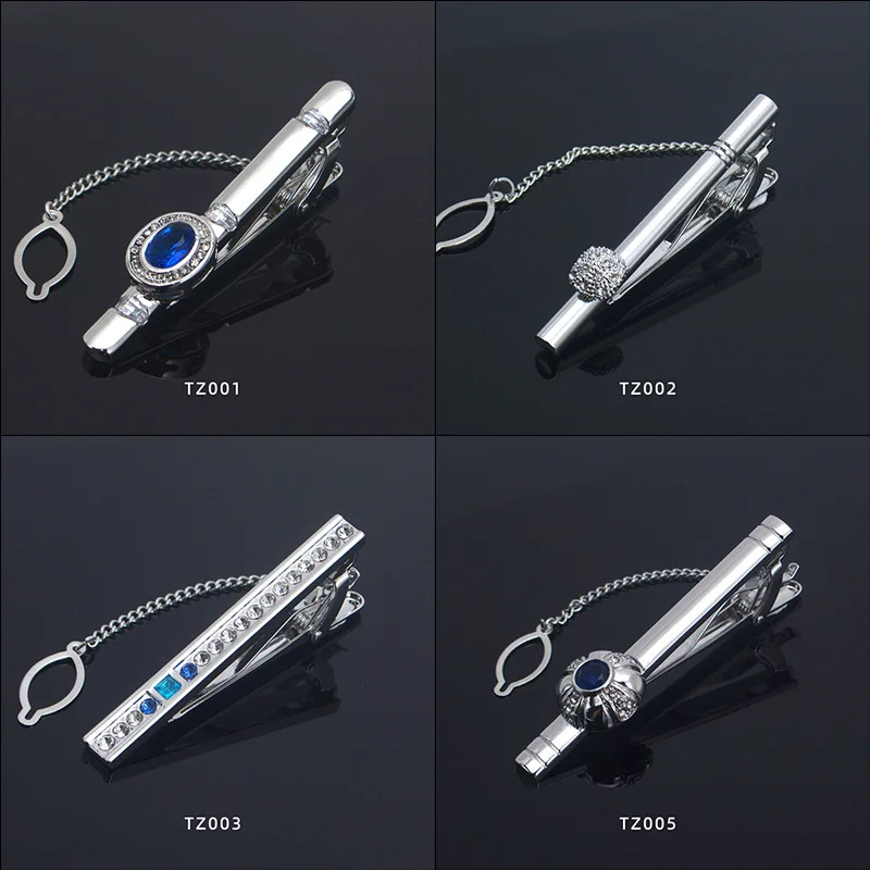 

Men's Luxury Crystal Tie Clip Fashionable Tuxedo Tie Buckle Pin Zirconia Lapel Brooch Stylish Accessory for Men And Women