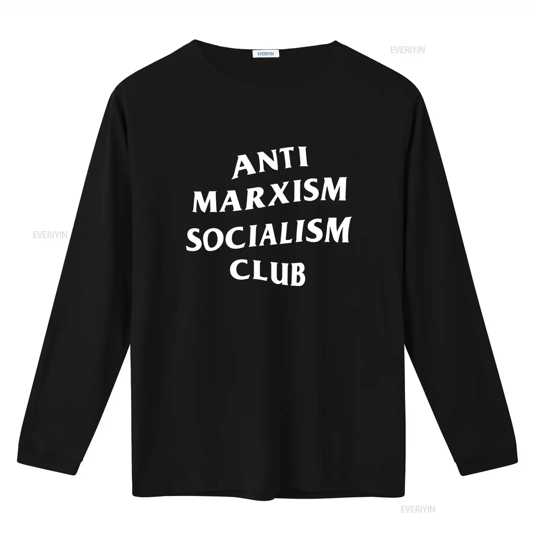 Anti Marxism Socialism Club Libertarian Ancap Globalism Never Socialist T Shirt vintage Washed Stylish Breathable streetwear