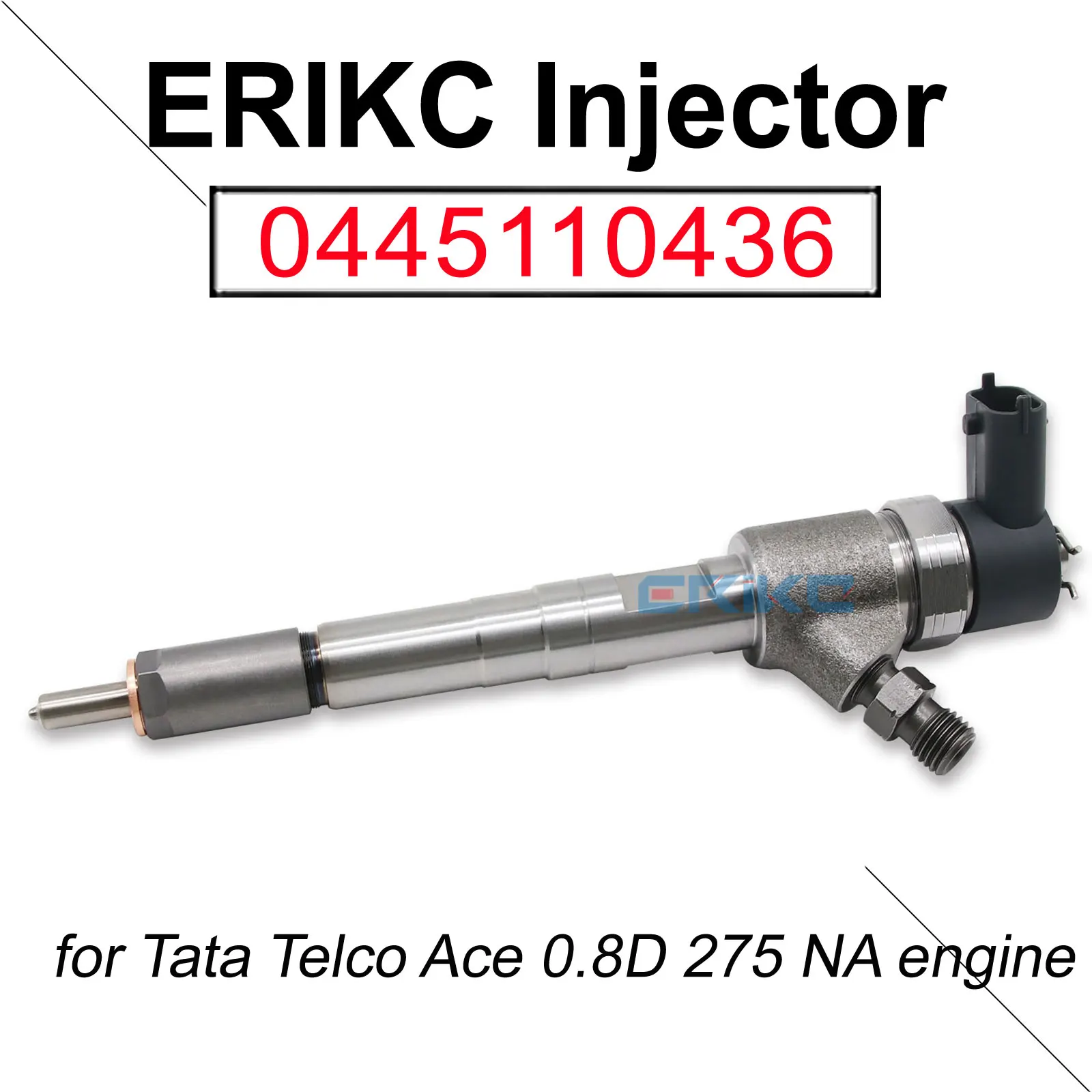 0445110436 Common Rail Injector Assy 0 445 110 436 Diesel Parts Nozzle 0445 110 436 for Bosch Tata Telco Ace 0.8d 275 Na Engine