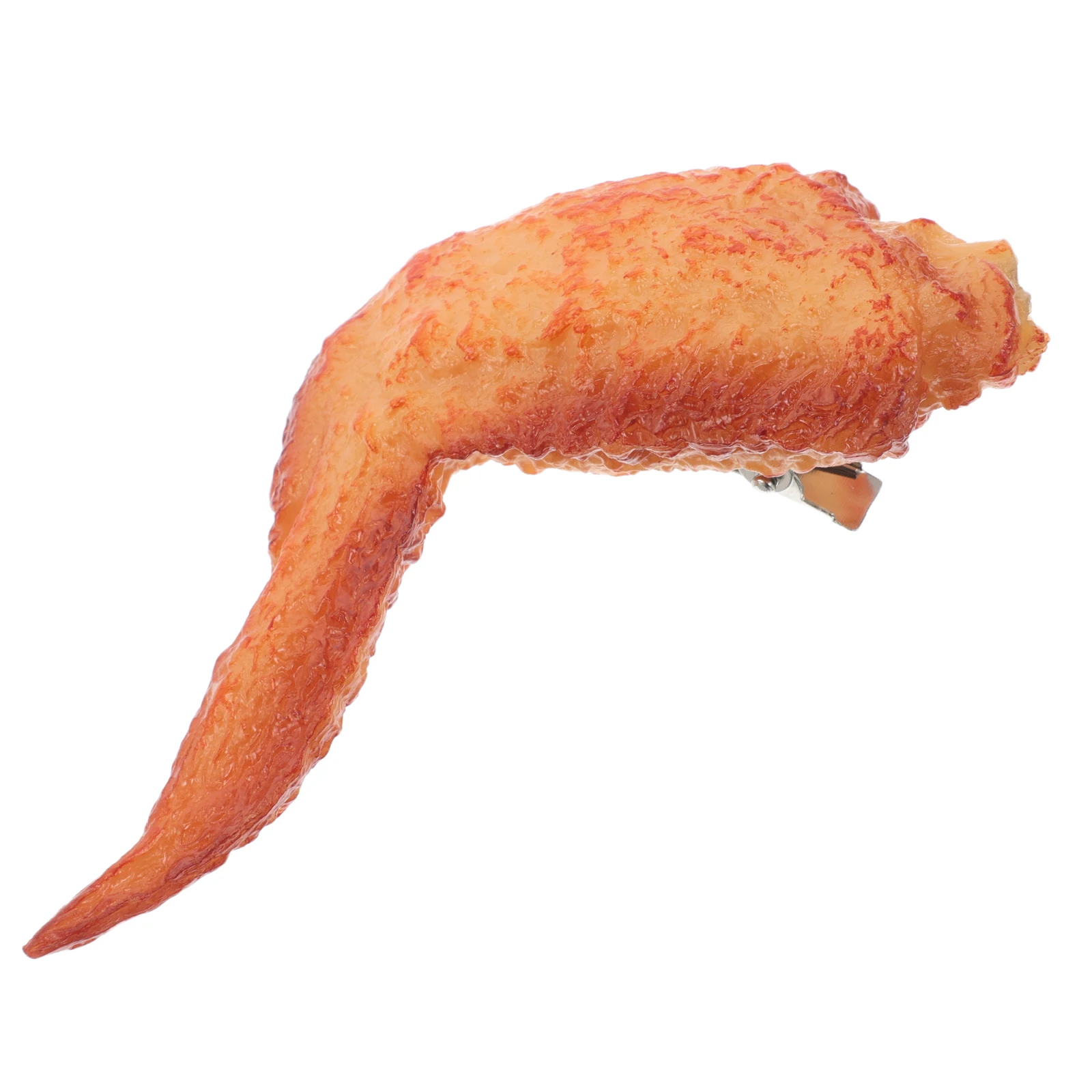 

Grilled Chicken Wing Hairpins PVC Realistic Design Funny Accessories Women Clips Food Themed Party Simulation Hair Bands Girls