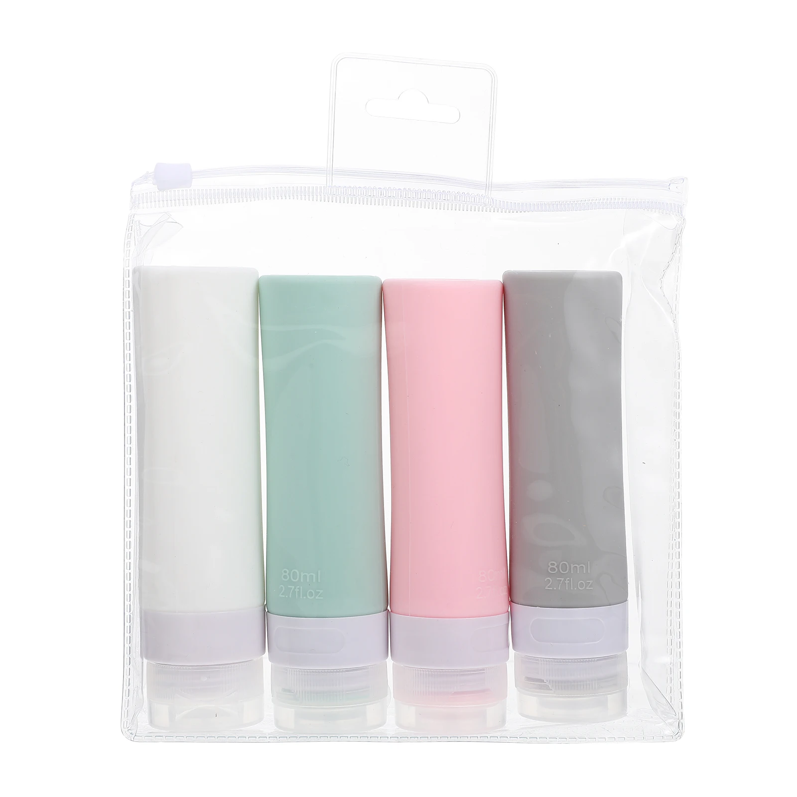 

Bottle Set Refillable Squeeze Bottles Travel Shampoo Containers Reusable for Toiletries