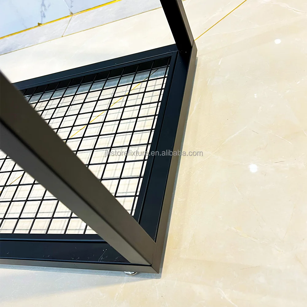 مصنع صيني رائجة البيع تي شيرت جينز رف شاشة الرجال متاجر الملابس الديكور رف الملابس الذهبية مع خصم كبير