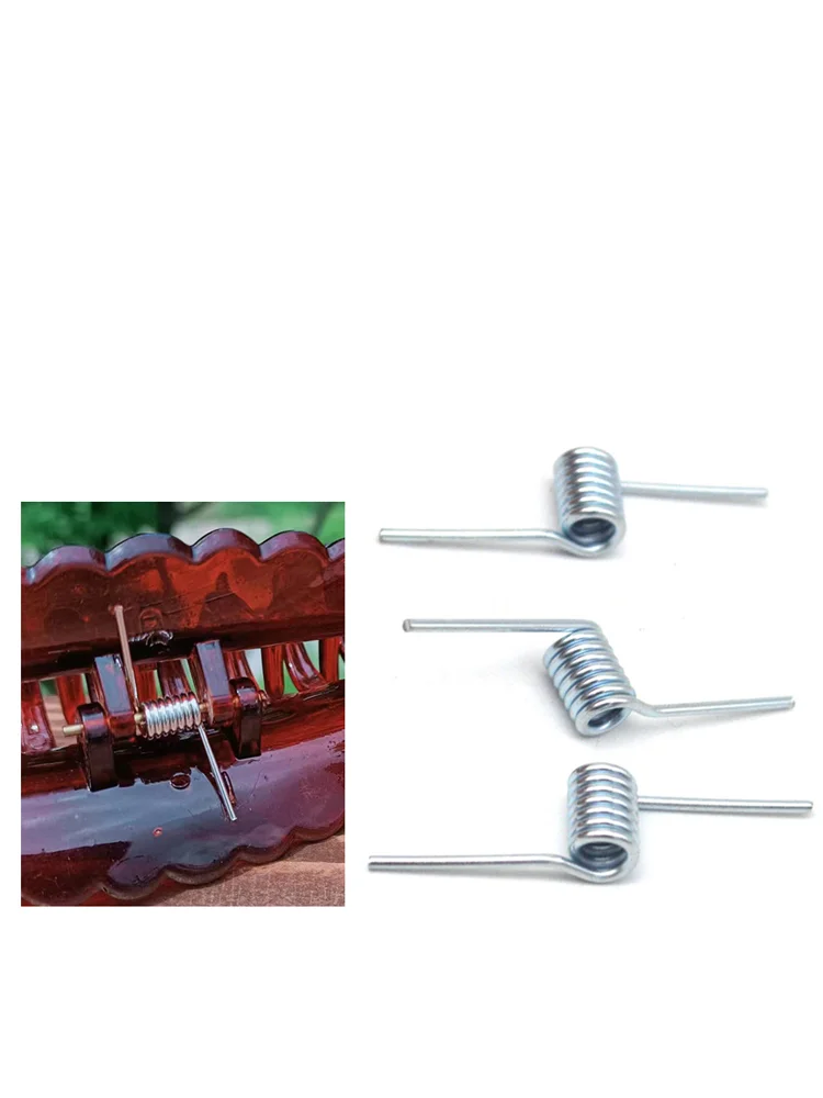 4PCS Large Hair Jaw Clips Special Accessories Wire Diameter 1.0mm Galvanized Steel Torsion Spring