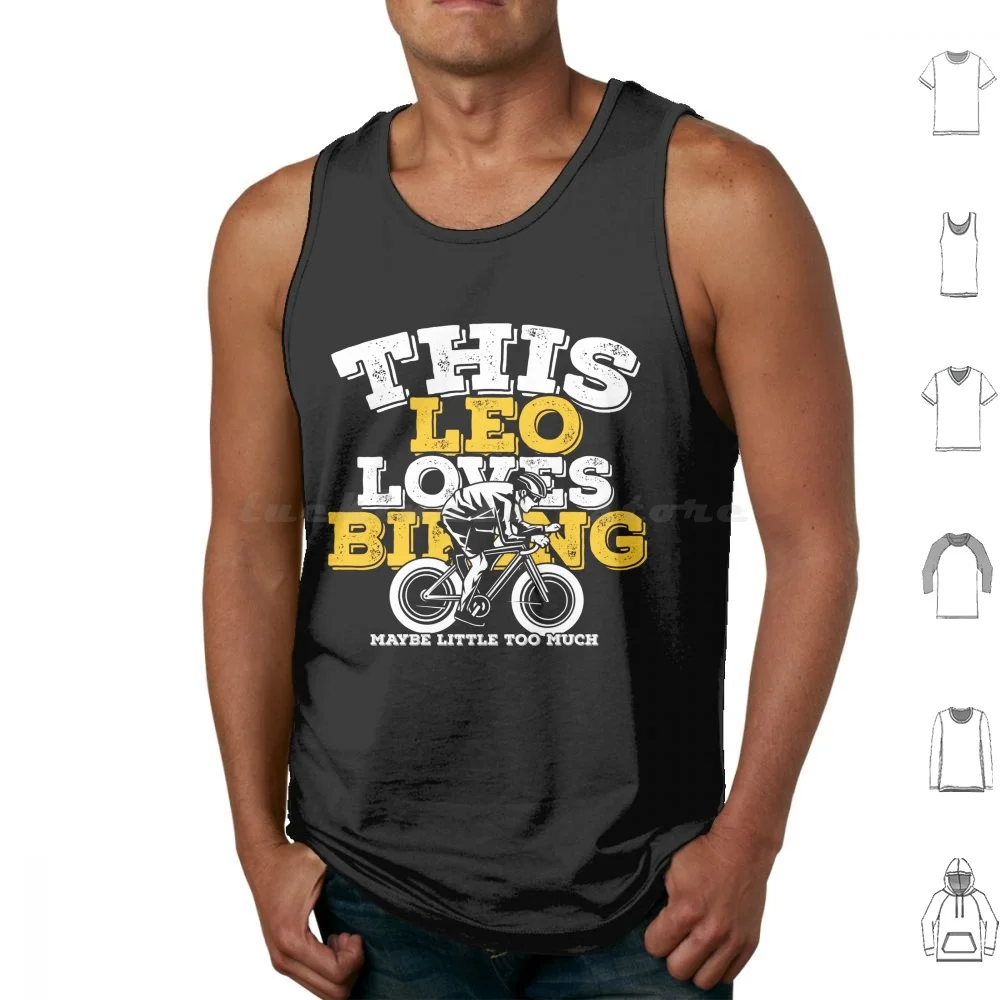 Horoscope Zodiac Sign Leo Loves Biking Tank Tops Vest Sleeveless Leo Horoscope Zodiac Sign Birth Sign Your Sign Whats Your