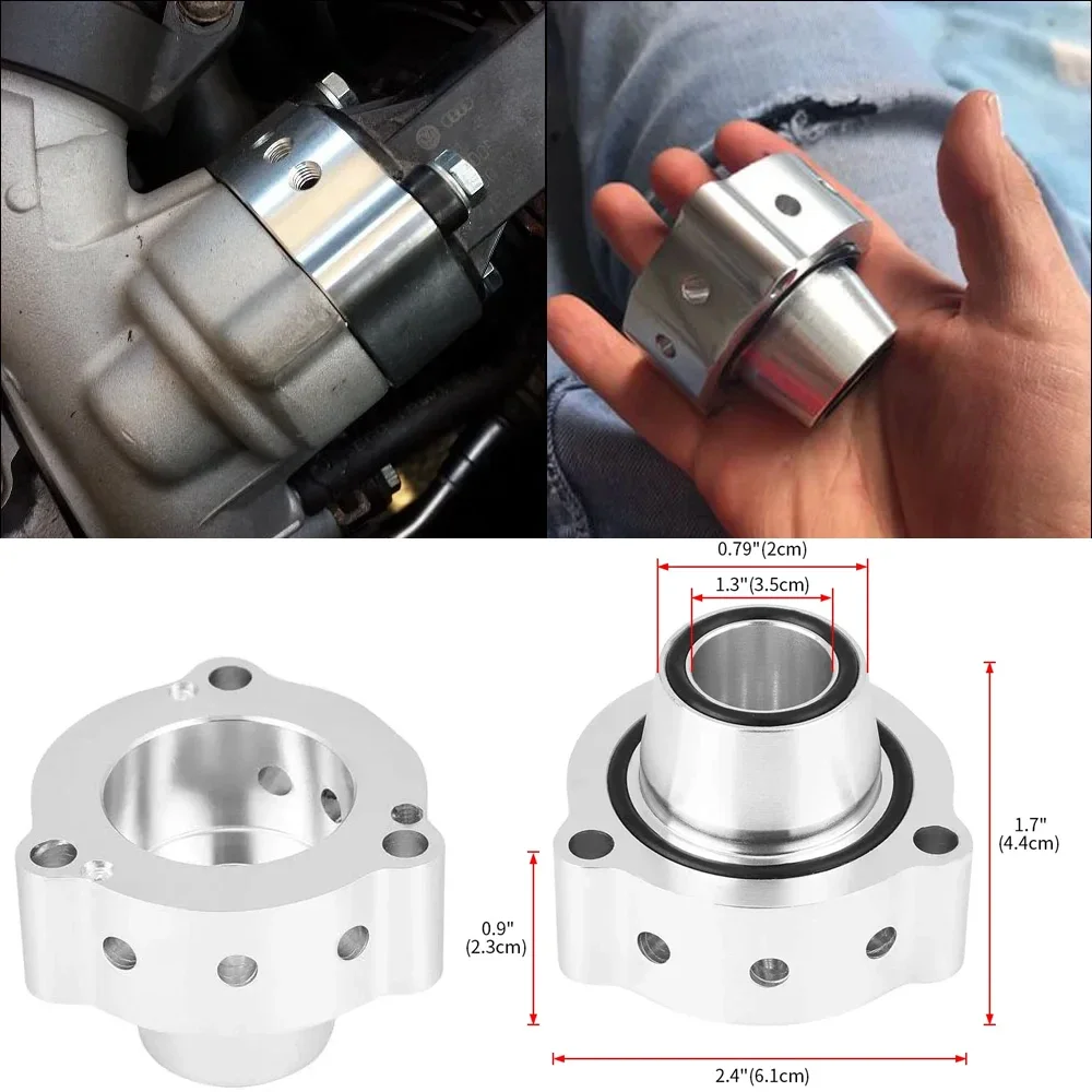 

Blow Off VALVE Adaptor Replace Forge Turbo BOV Blow Off Valve Spacer Dump Adapter for VAG FSiT TFSi 1.8 2.0 1.4 Turbo Engines