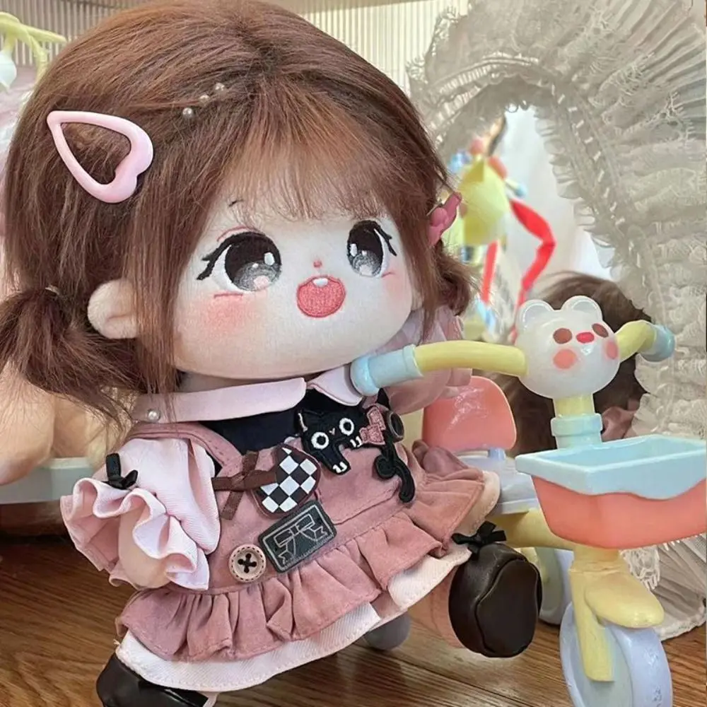 人形用のかわいいドレス服,20cmの綿の人形のファッション,かわいいkpopぬいぐるみ,高品質の人形のアクセサリー