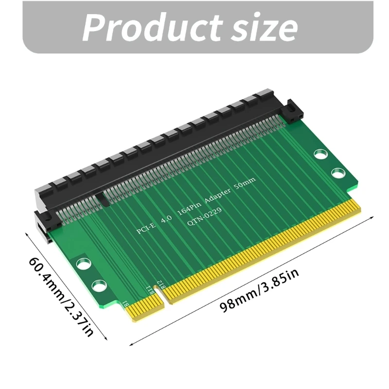 PCIE X16 ชายหญิง PCIE 16X3.0 Reverse Converter PCIE X16