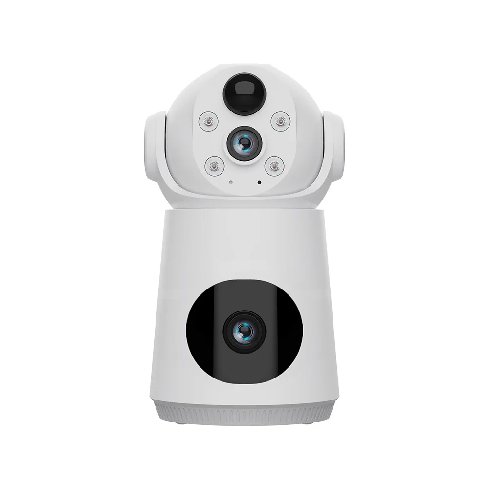 

6MP V380pro APP Low Comsunption Dual Lens Full Color Wireless PTZ IP Dome AI Humanoid Detection Home Security CCTV Monitor