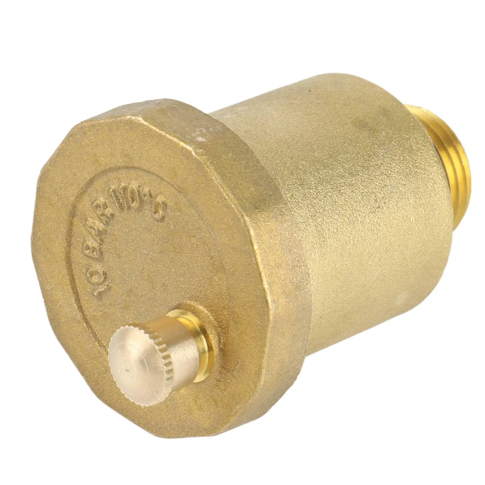 ABKO-Brass Automatic Air Vent Valve 1/2 inch Male Thread for Solar Water Heater Pressure Relief Valve Tools Air Vent Valve