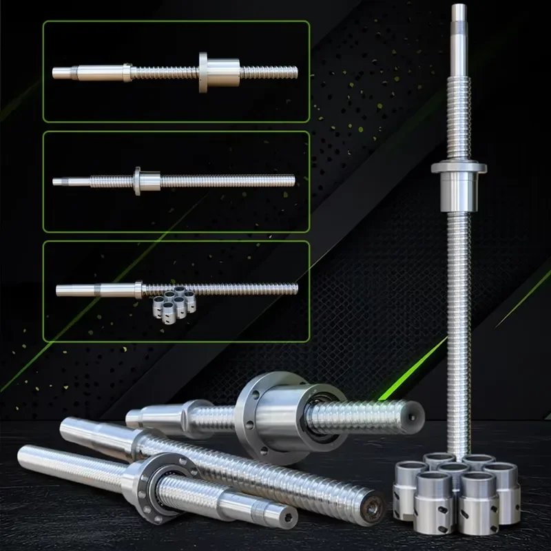 Customizable Large-size Ball Screw Nut Series Steel Linear Motion Ball Screws for Guide Rail Gear Ball Nuts Engine Gearboxes