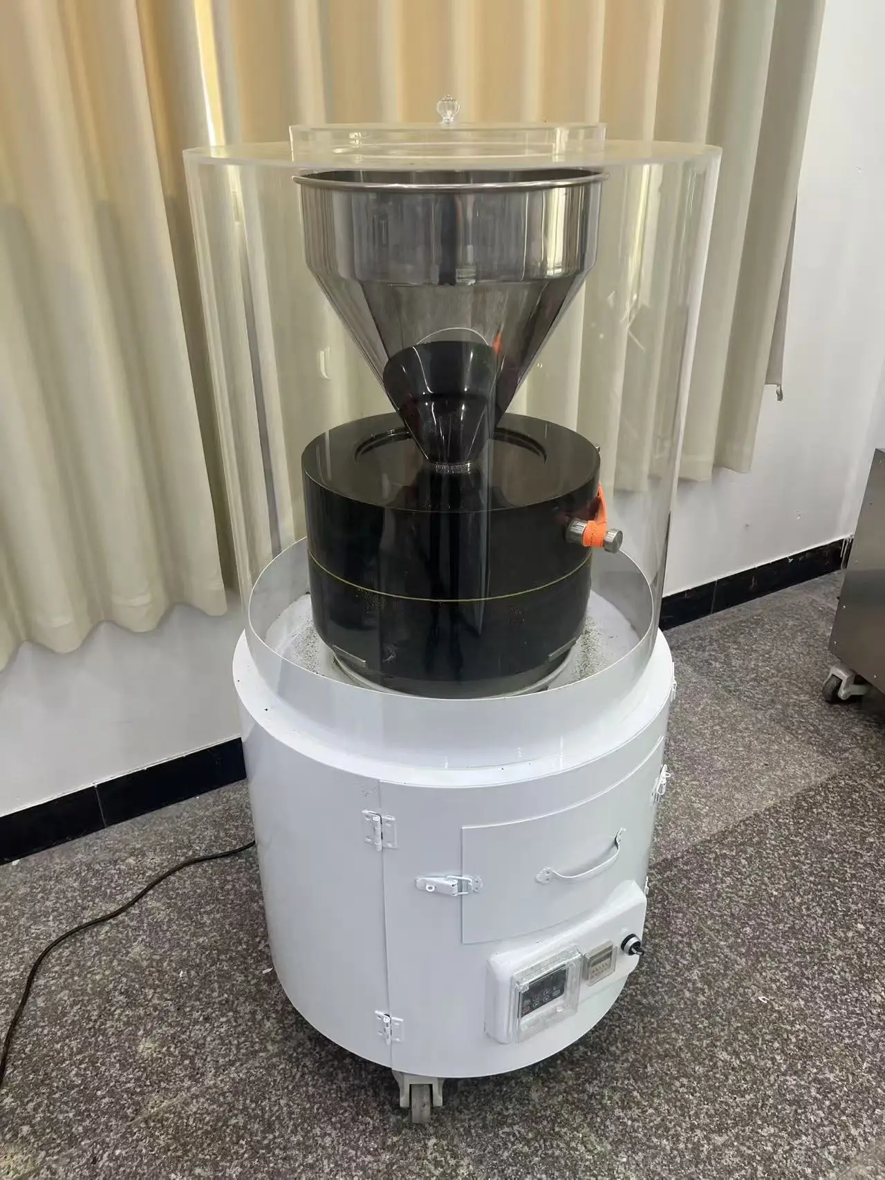 Certified Commercial Electric Stone Mill With Automatic Gearbox For Matcha 220V