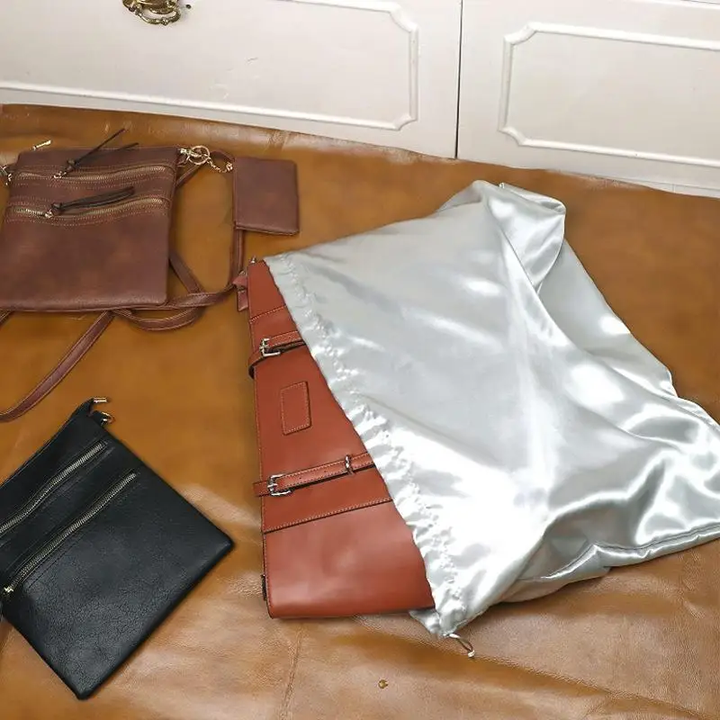 [YY35]【xxx】Silk Cloth Dust Bags Fashion Dustproof Travel Drawstring Pouch Thick Dust Cover Storage Bags Handbags[ZN]