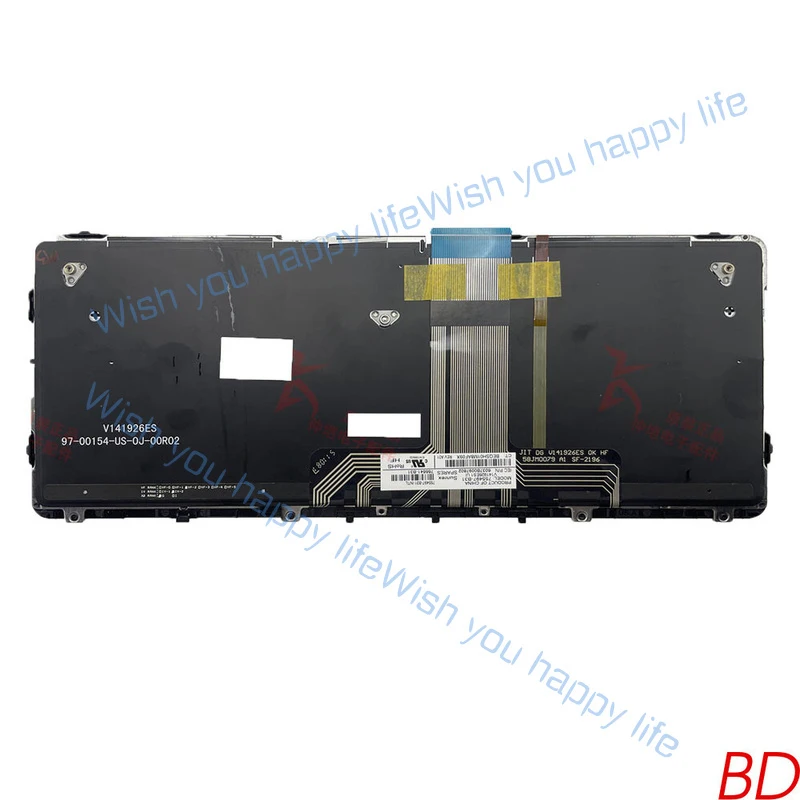 L... For HP/Pro X2 612 G1 laptop keyboard 755497-B31